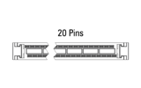 One27 IDC-pistikupesa, 20-kontaktiline