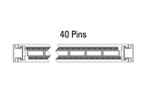 One27 IDC-pistikupesa, 40-kontaktiline